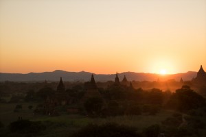 Sunset in Bagan