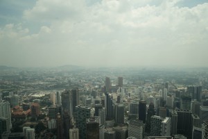 View from the Petronas Towers.