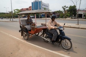 Tuk-tuk in Siem Reap.
